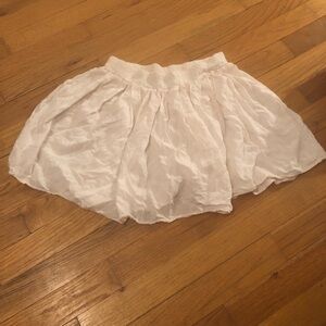 White Brandy Melville mini skirt